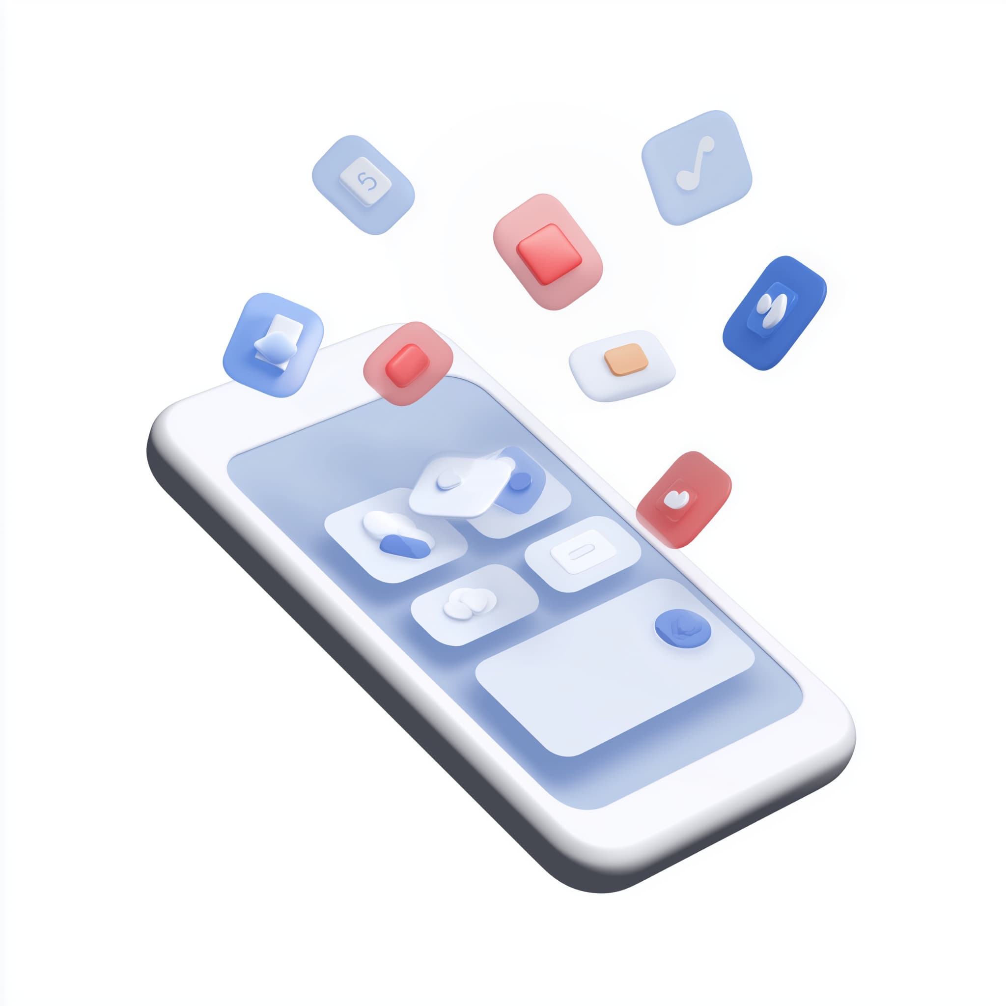 스마트폰을 들고 있는 모습